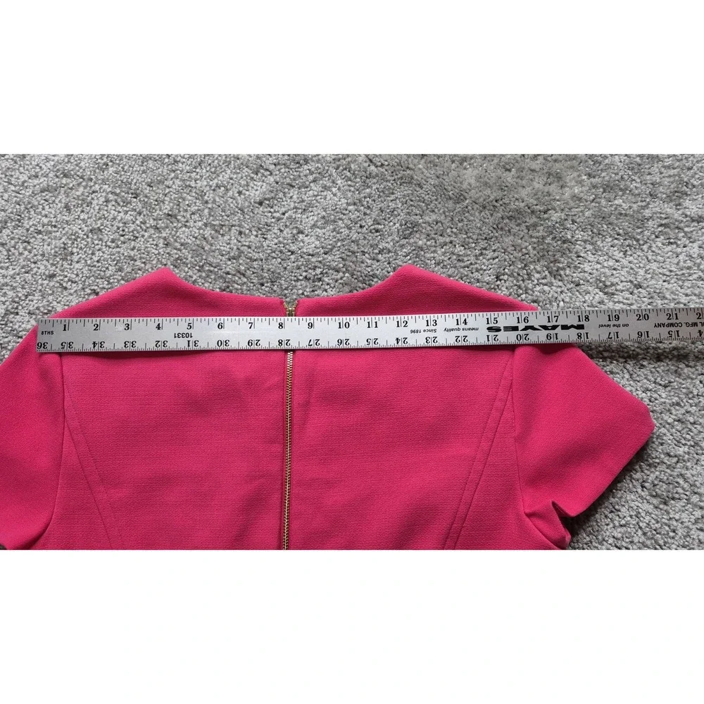 Vince Camuto Dress Women's 10 Pink‎ Sleeveless Back Zipper Accent Sheath